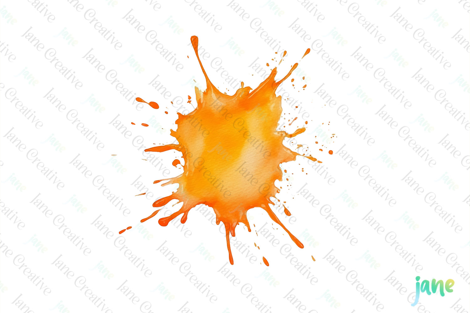 Color Splashes Watercolor Sublimation product image 1