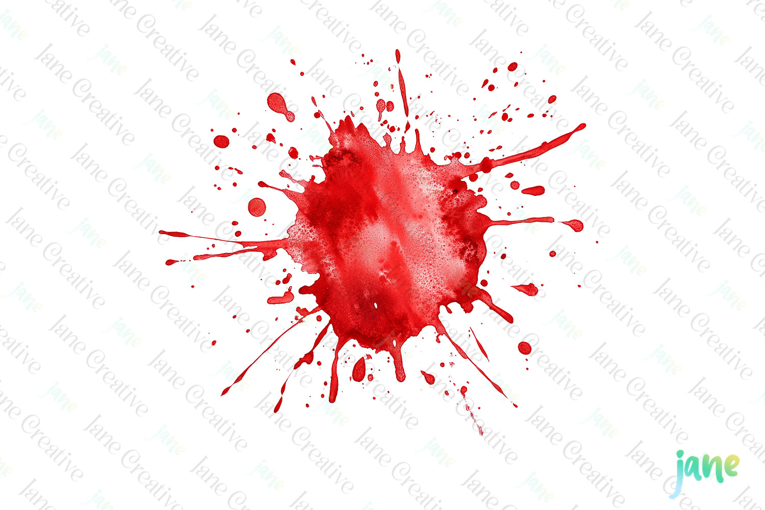 Color Splashes Watercolor Sublimation product image 1