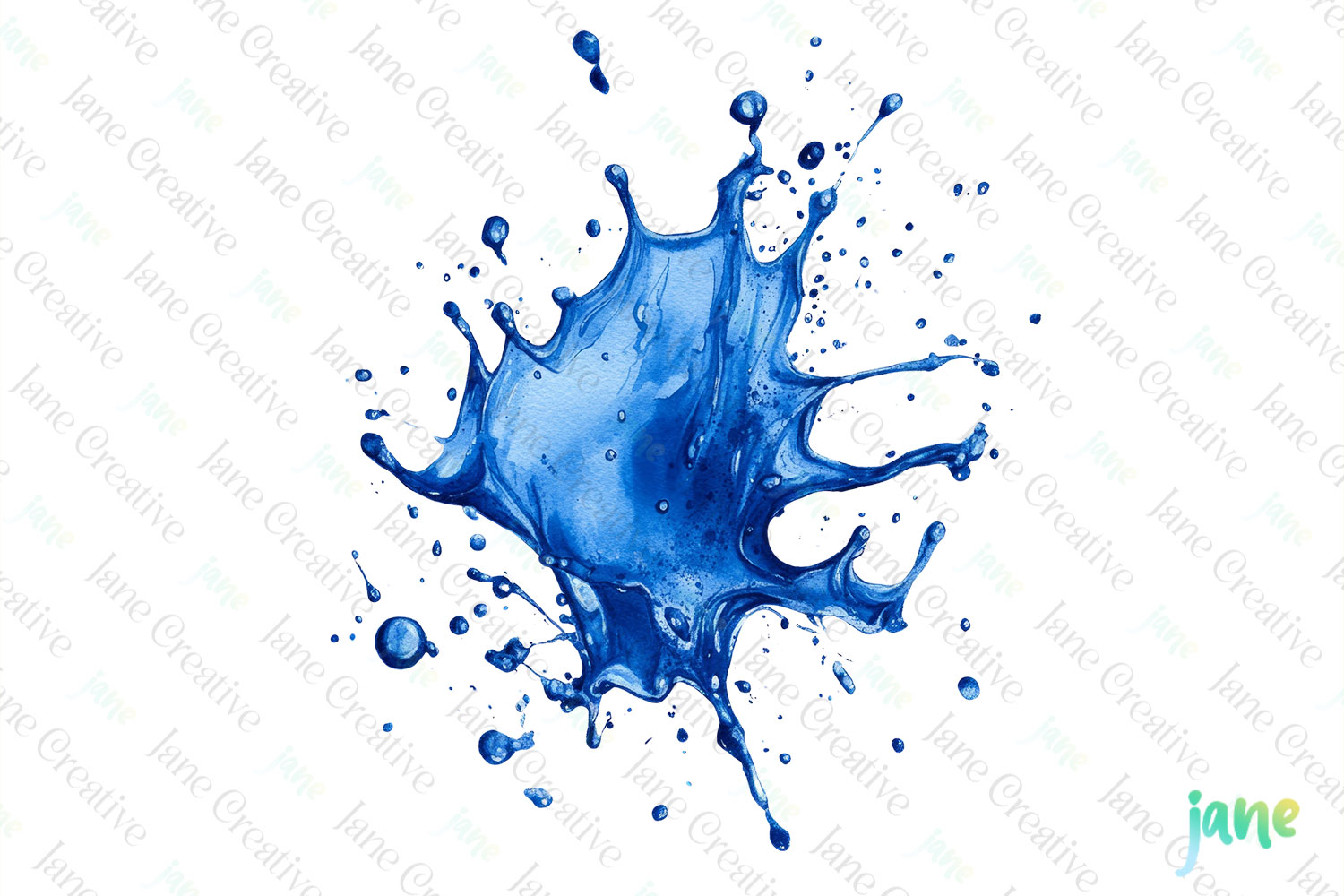 Color Splashes Watercolor Sublimation product image 1