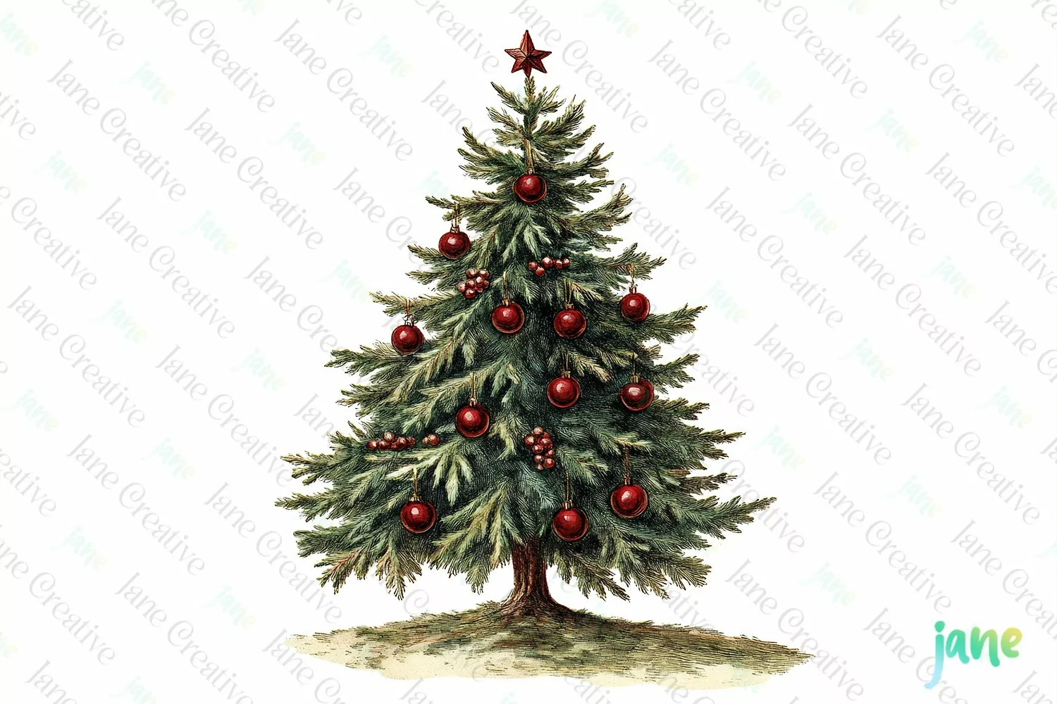 Old Vintage Christmas Sublimation product image 1