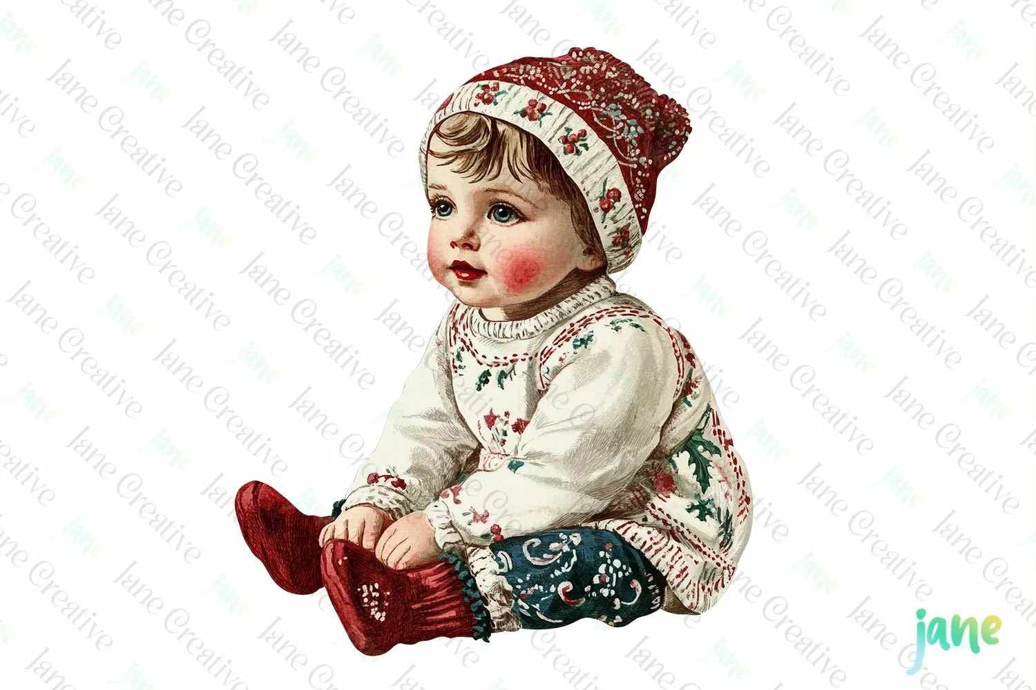 Old Vintage Christmas Sublimation product image 1