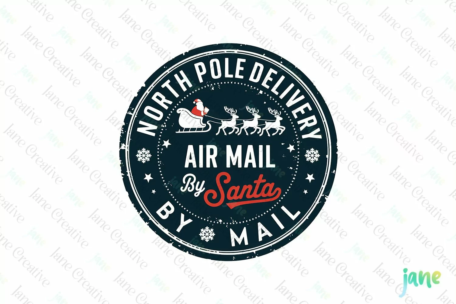 Vintage Christmas Label Sublimation product image 1