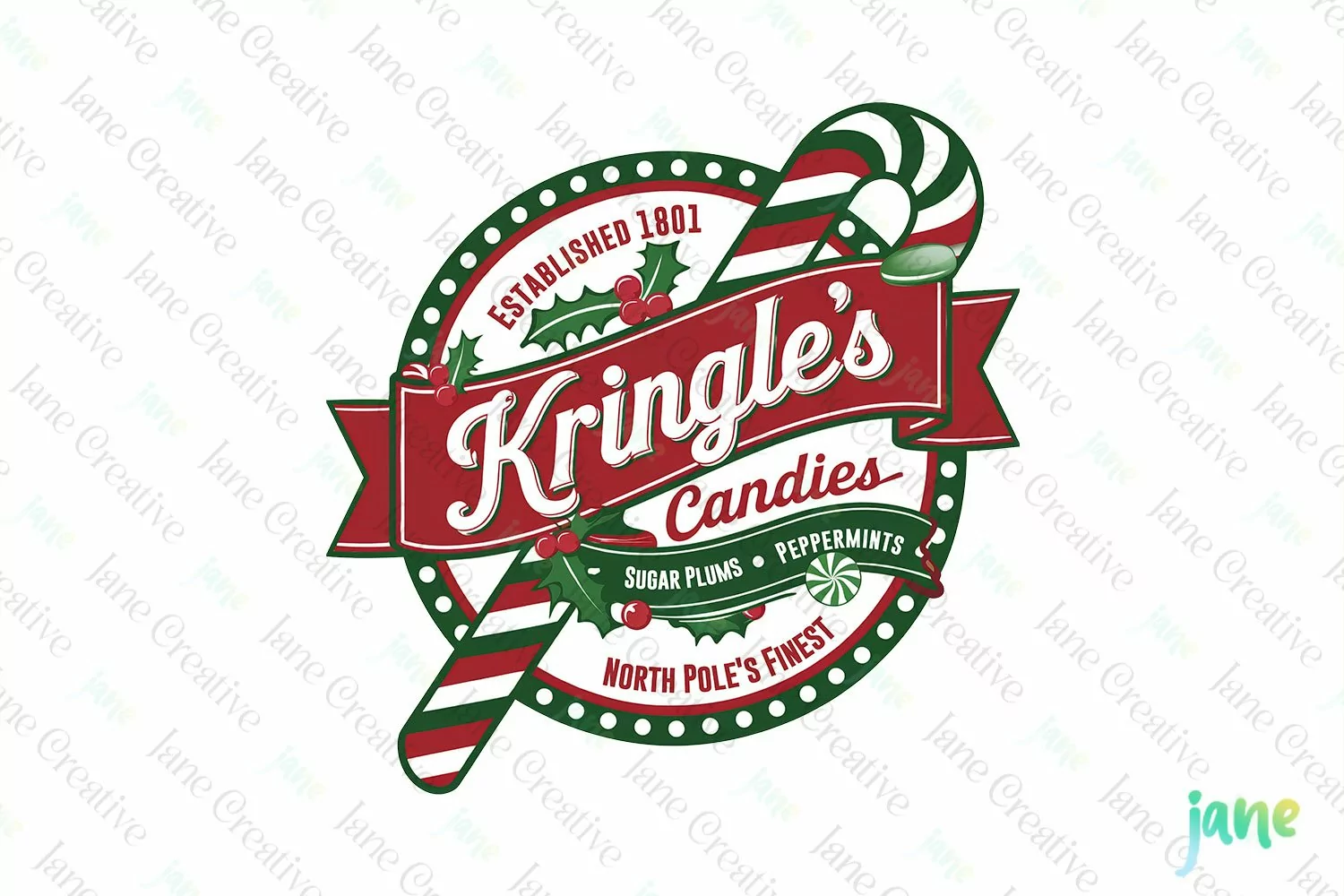 Vintage Christmas Label Sublimation product image 1