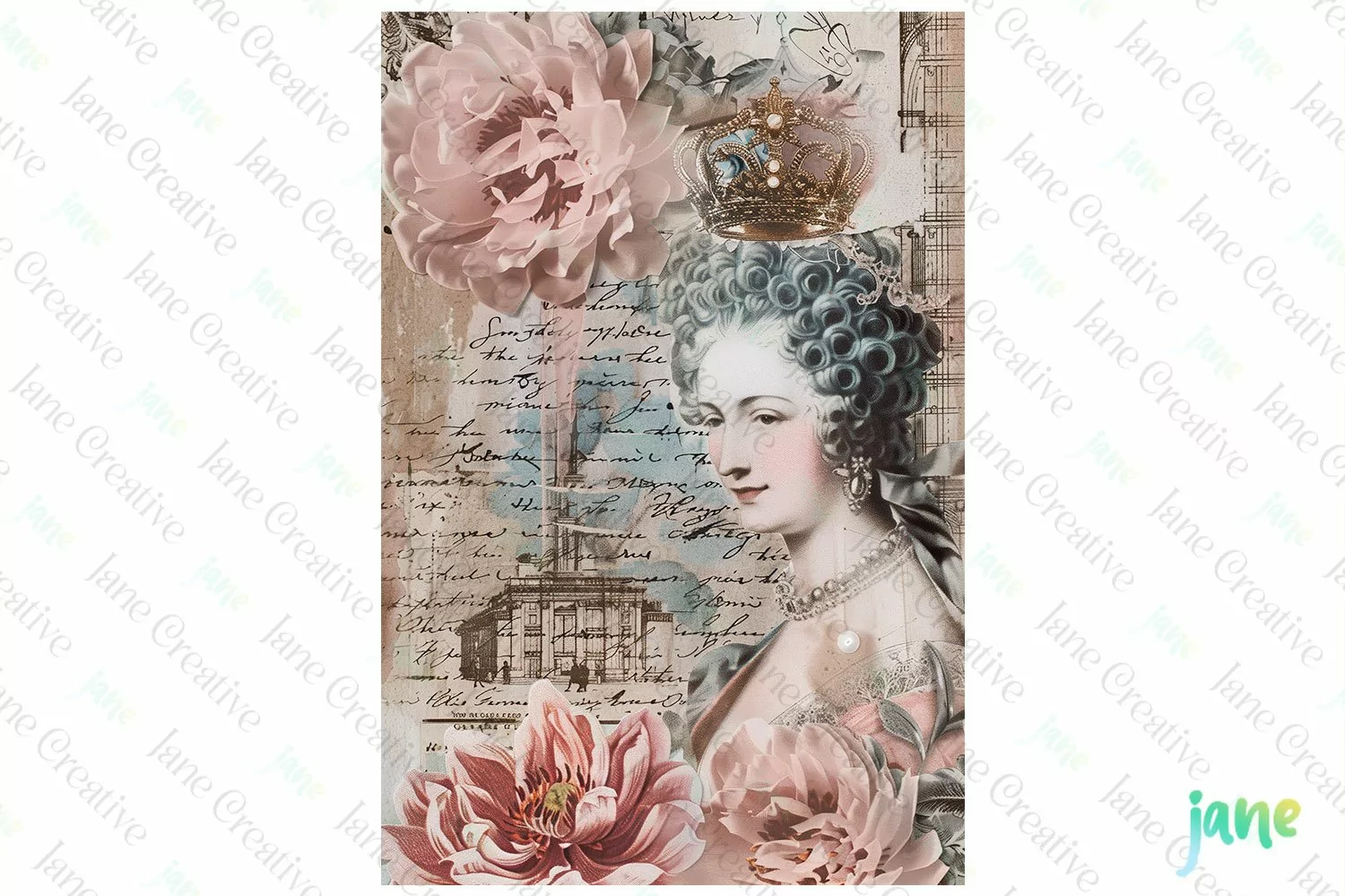 Vintage Rustic Shabby Chic Sublimation Clipart product image 1