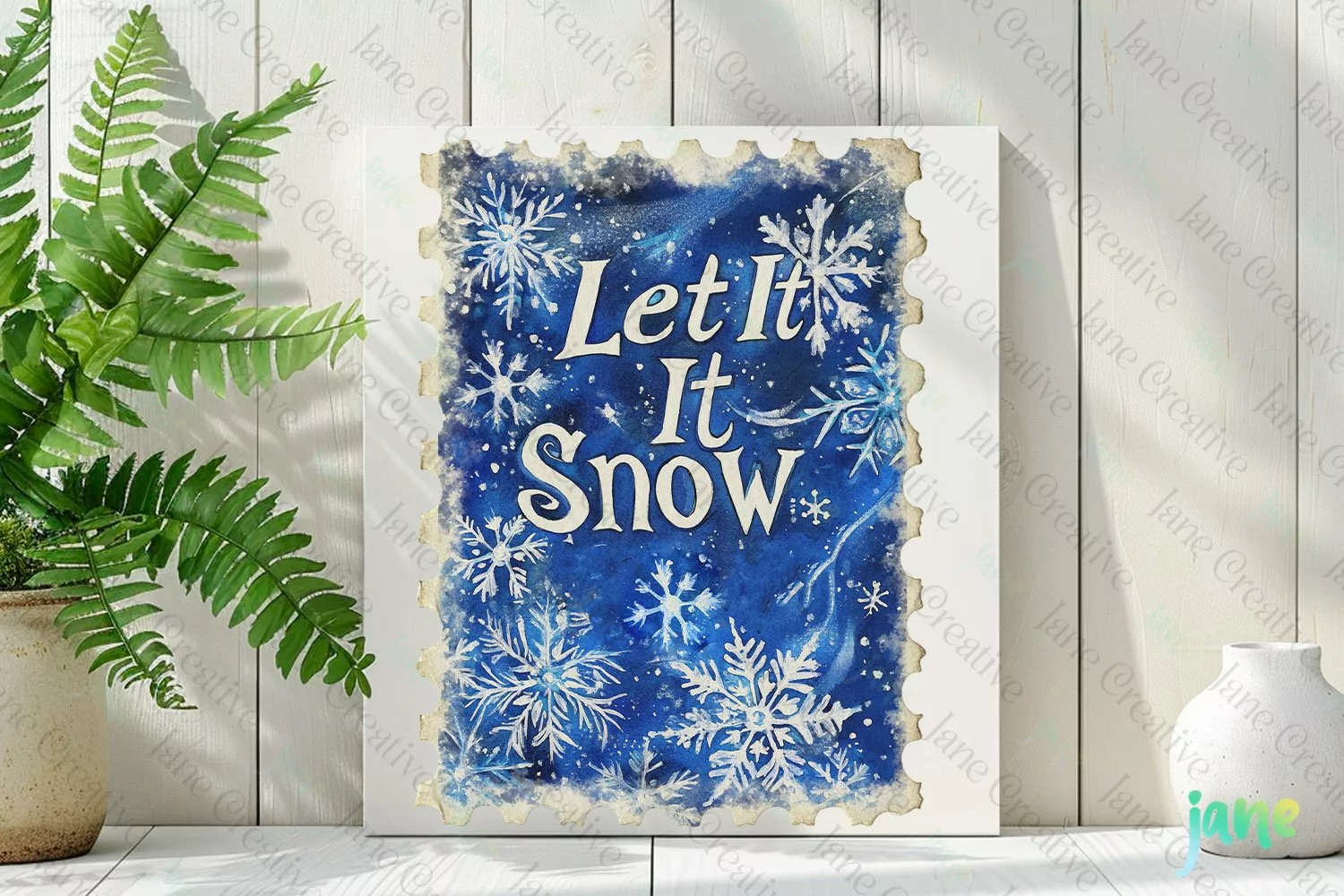 Christmas Postage Stamp Sublimation product image 1