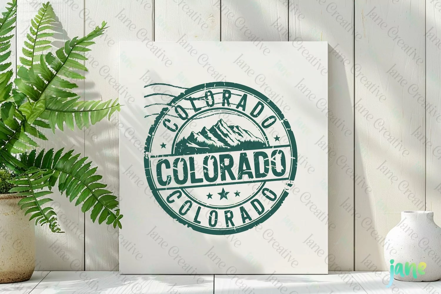 Vintage Colorado Stamp product image 1