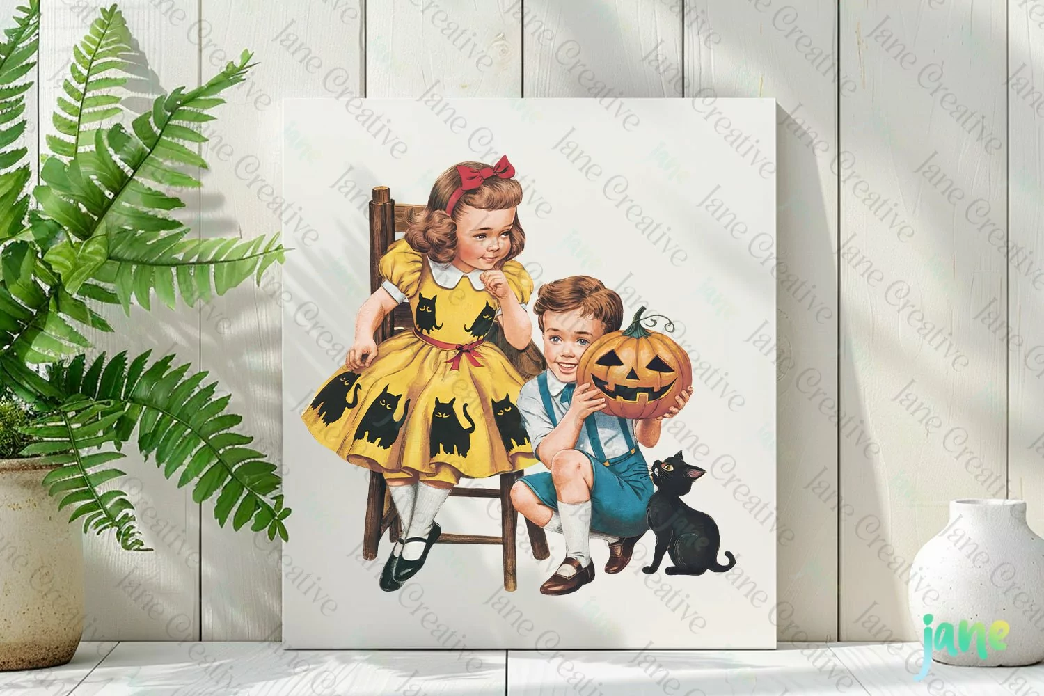 Vintage Old School Children Sublimation Png product image 1