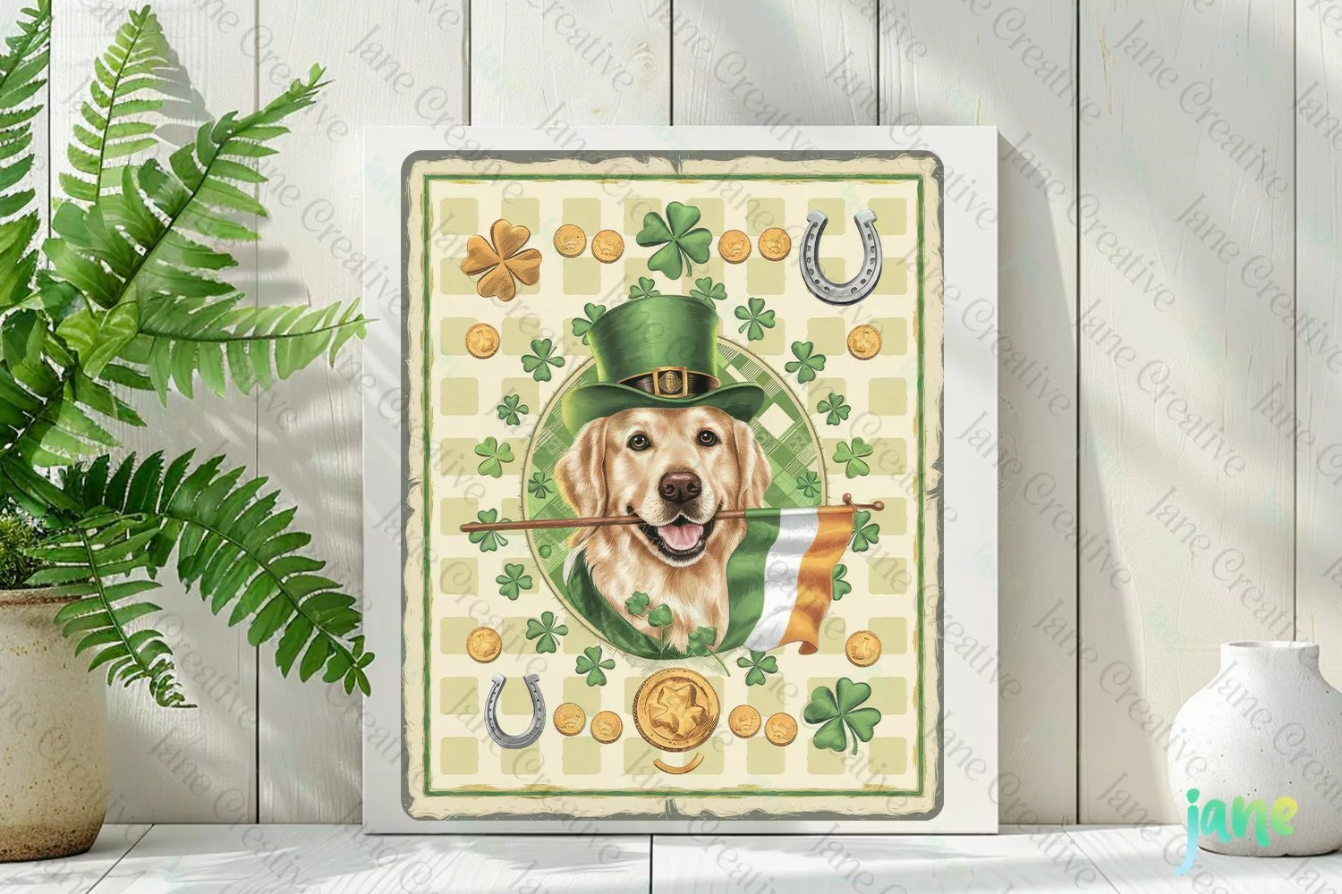 Vintage St Patricks Day Farmhouse product image 1