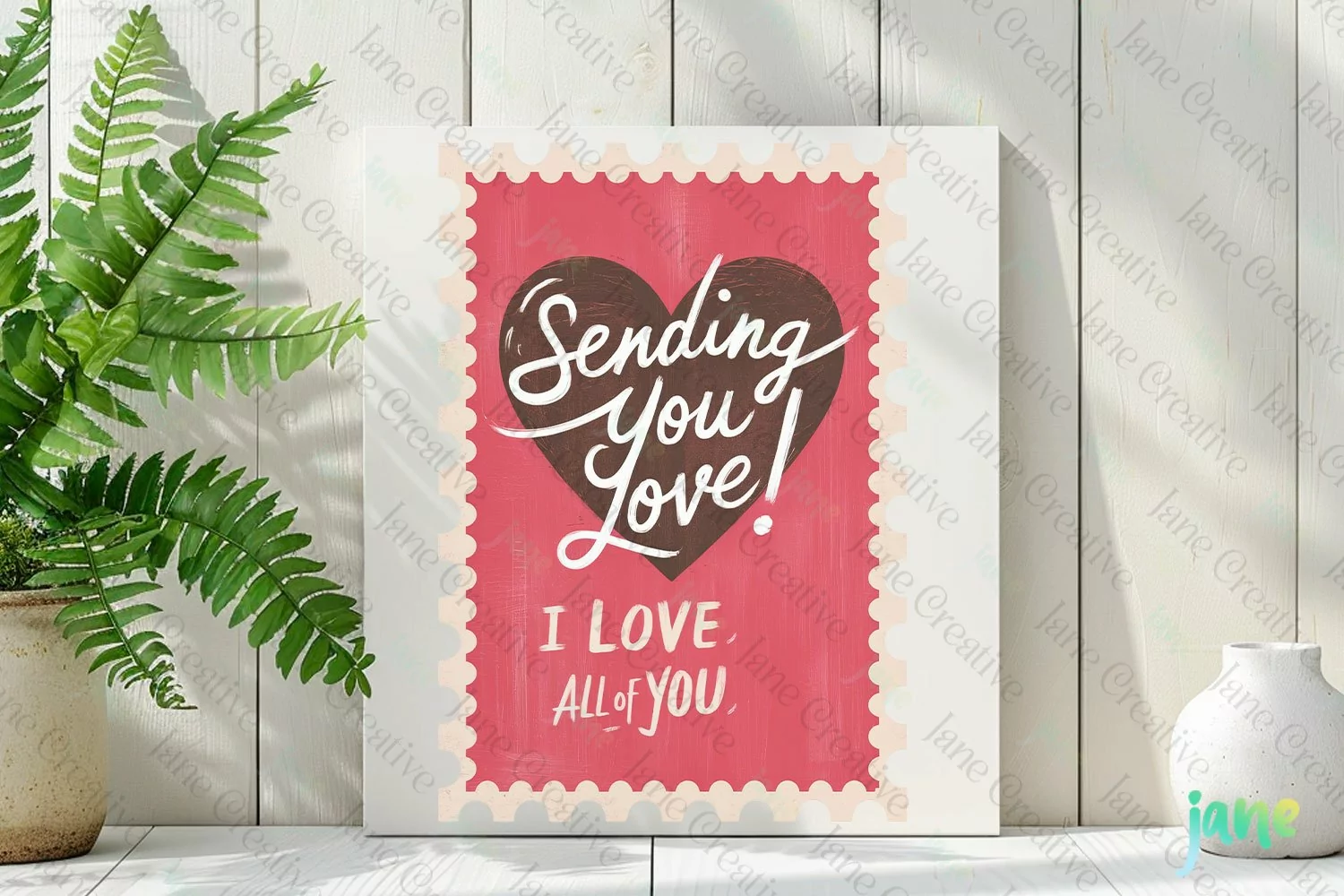 Vintage Valentine Label Sublimation product image 1