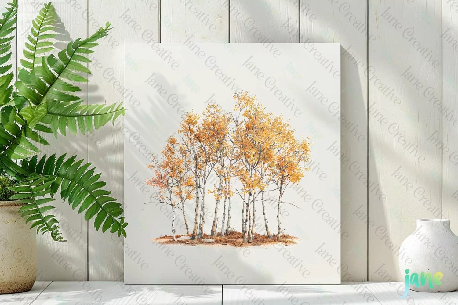 Watercolor Autumn Clipart Sublimation product image 1