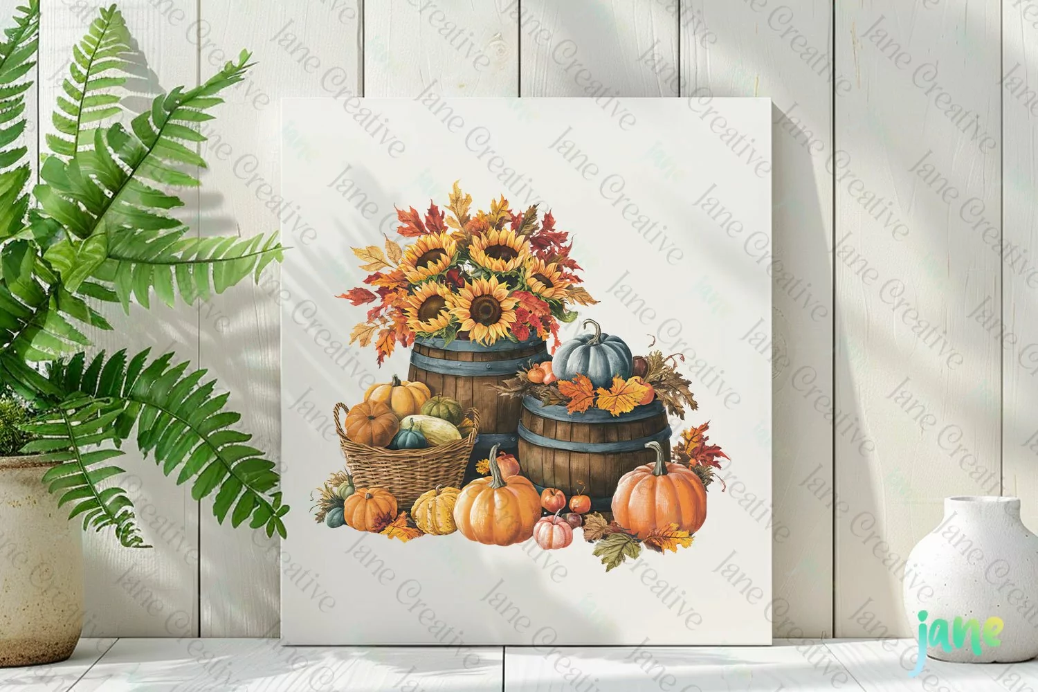 Watercolor Fall Clipart product image 1