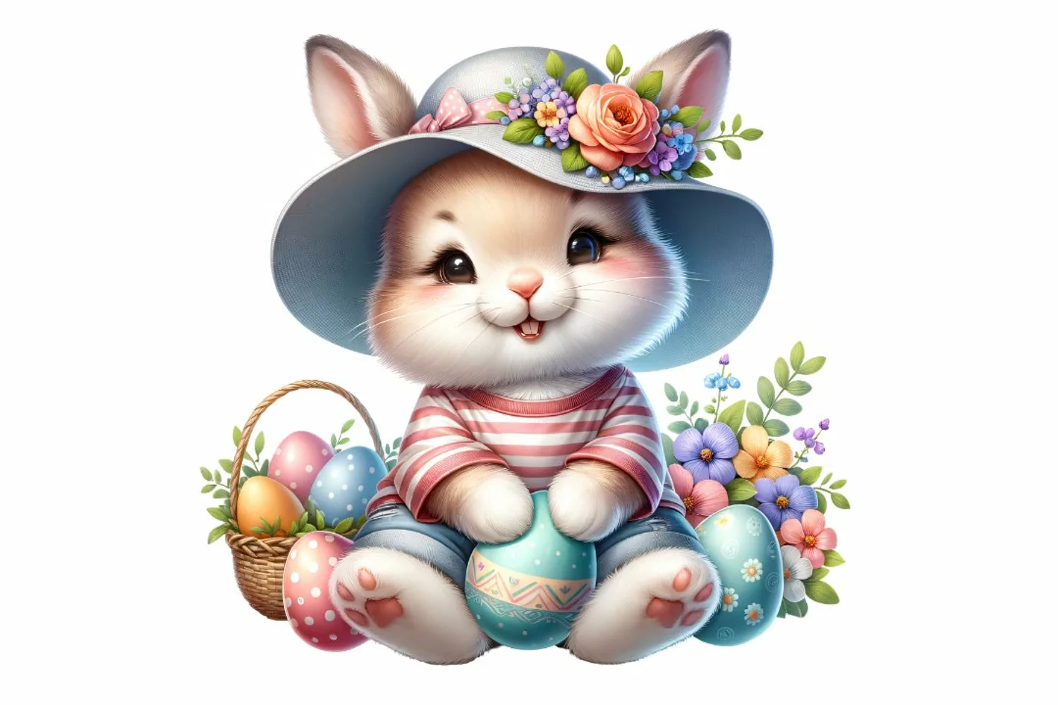 easter clipart watercolor clipart easter sublimation easter eggs easter bunny bunny sublimation rabbit sublimation designs bunny illustration happy easter 