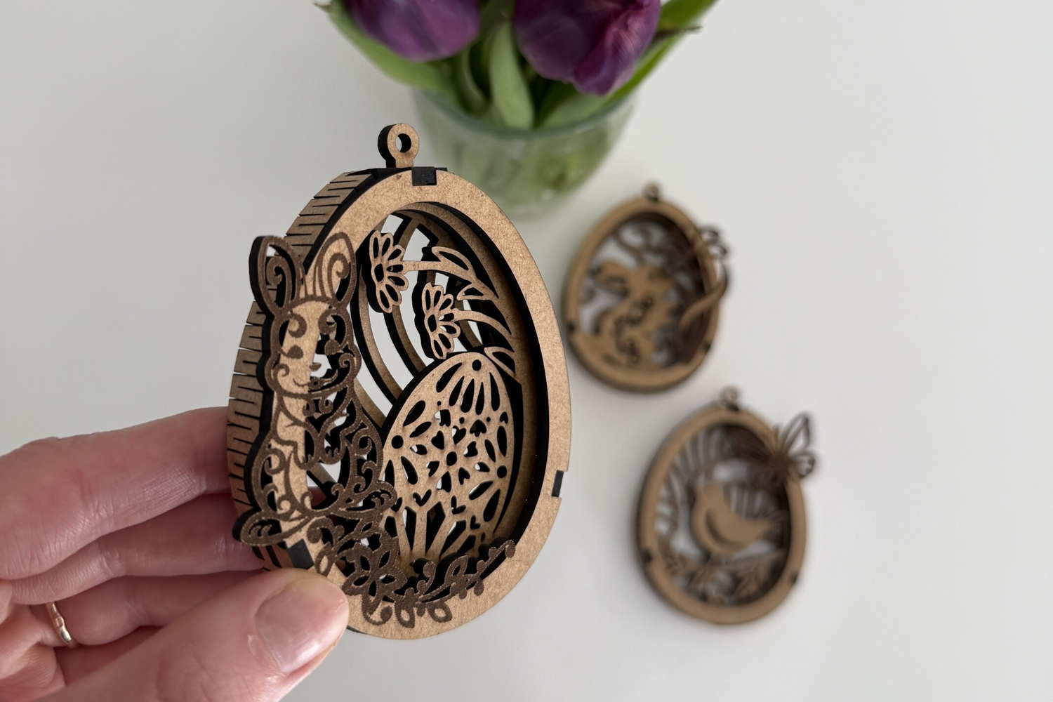 Easter Egg Tag with Bunny product image 1