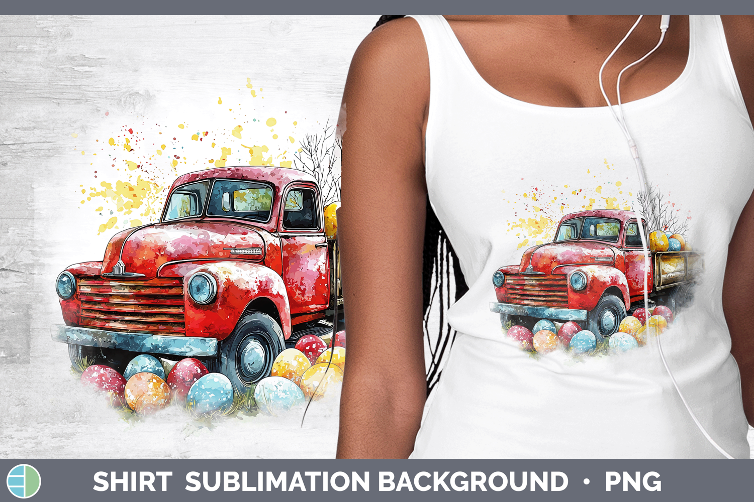 GorgeousEaster Splash Shirt design.