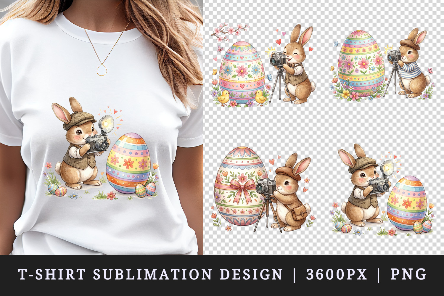 Easter t-shirt printable sublimation design png product image 1