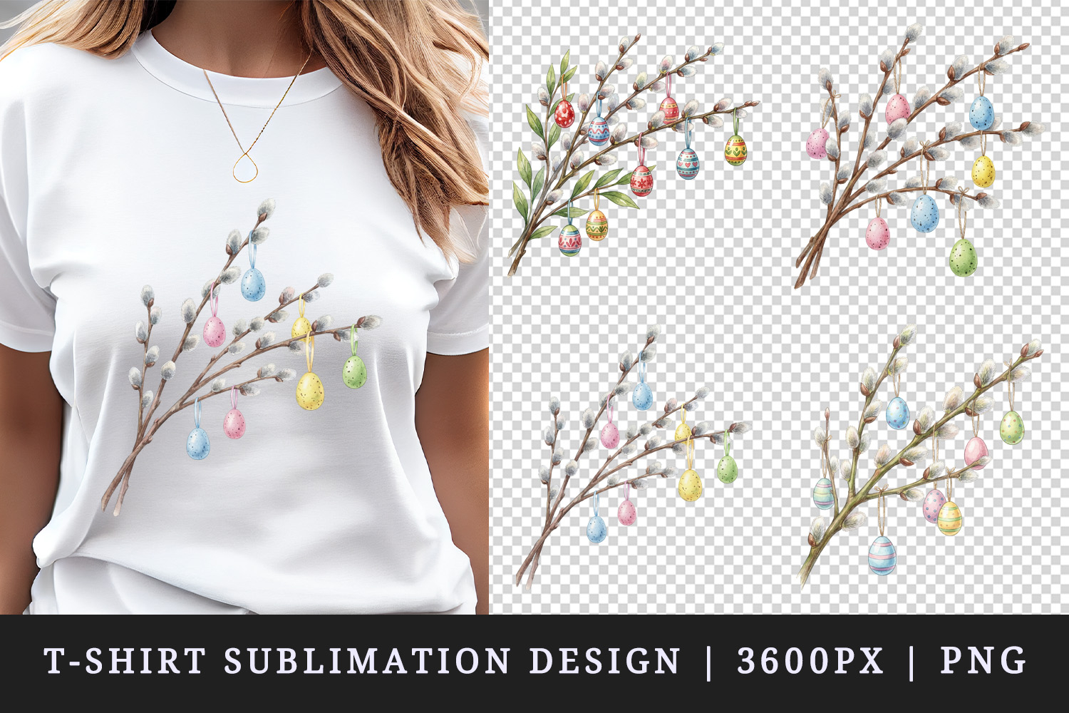 Easter t-shirt printable sublimation design png product image 1