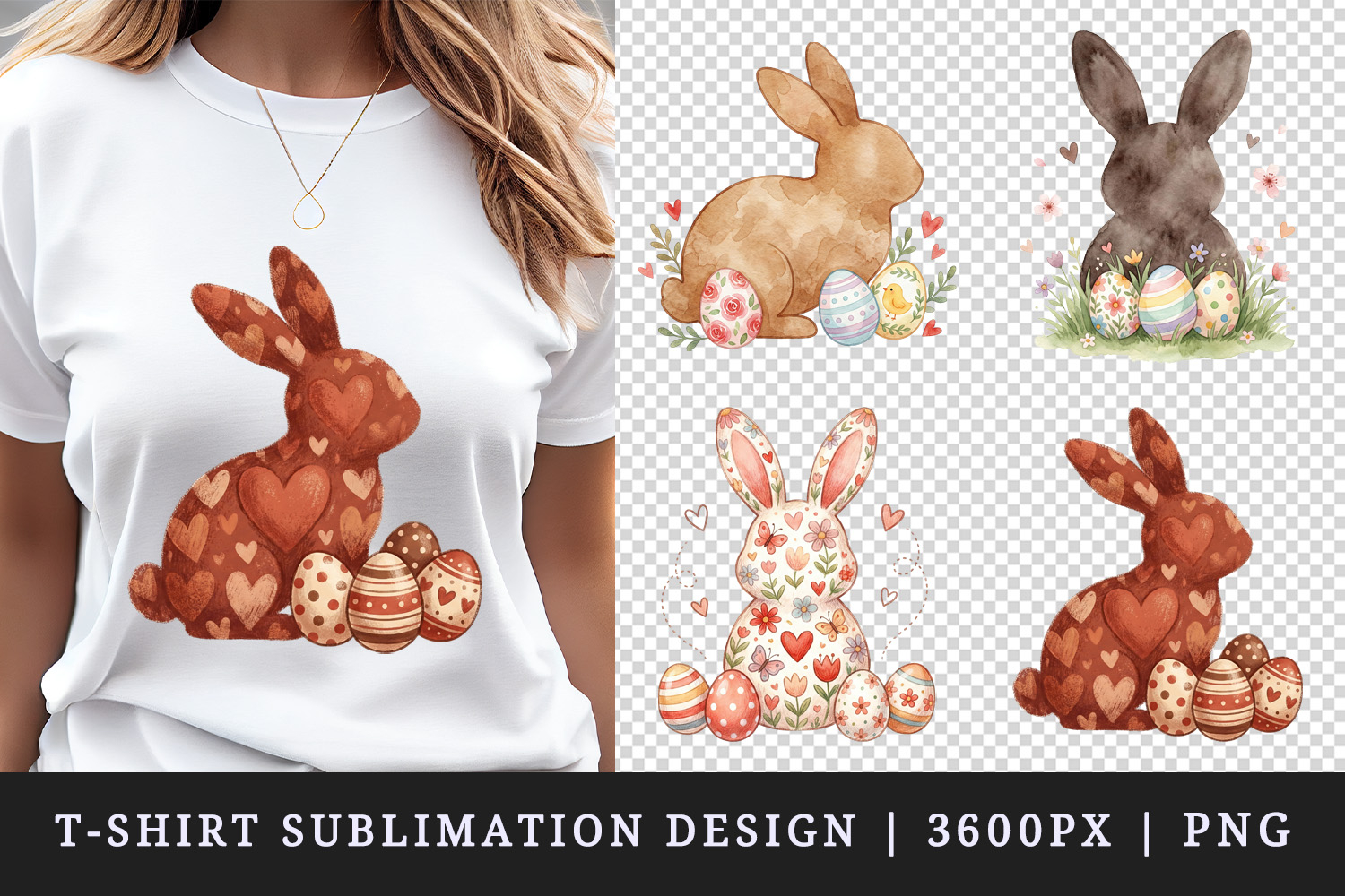 Easter t-shirt printable sublimation design png product image 1