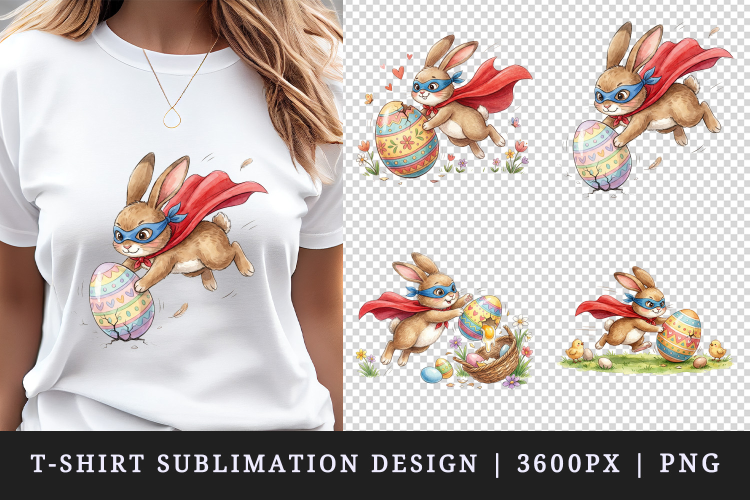 Easter t-shirt printable sublimation design png product image 1
