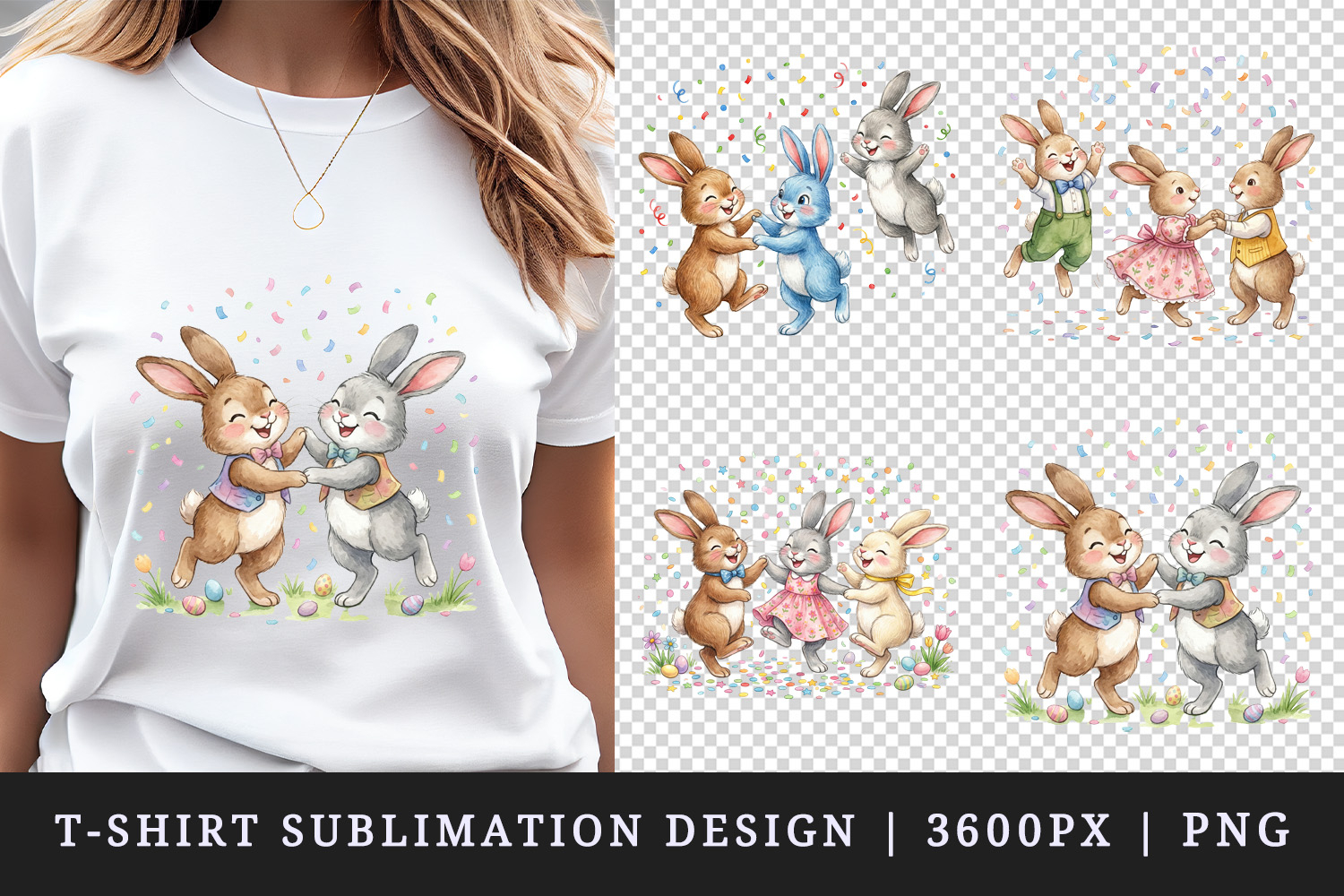 Easter t-shirt printable sublimation design png product image 1