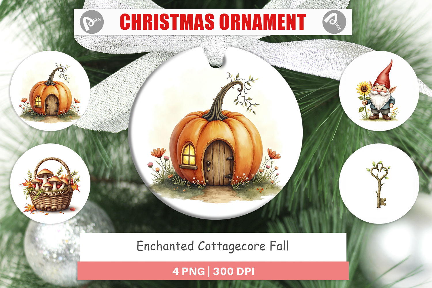 Ornament Enchanted Fall Cottagecore product image 1