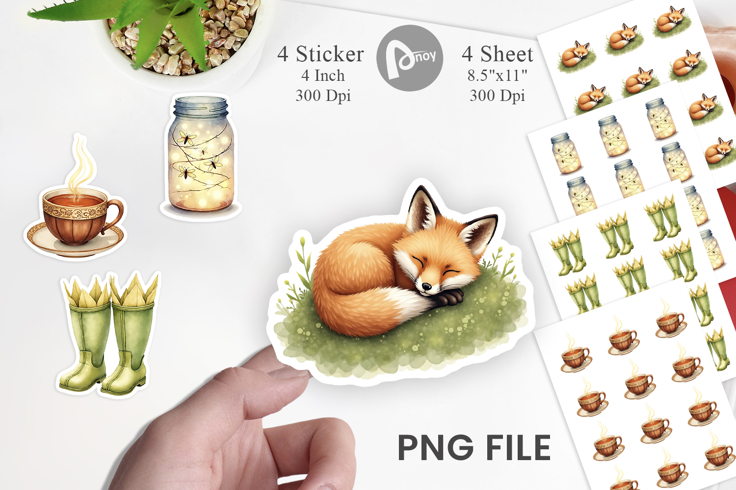 Sticker Enchanted Fall Cottagecore product image 1