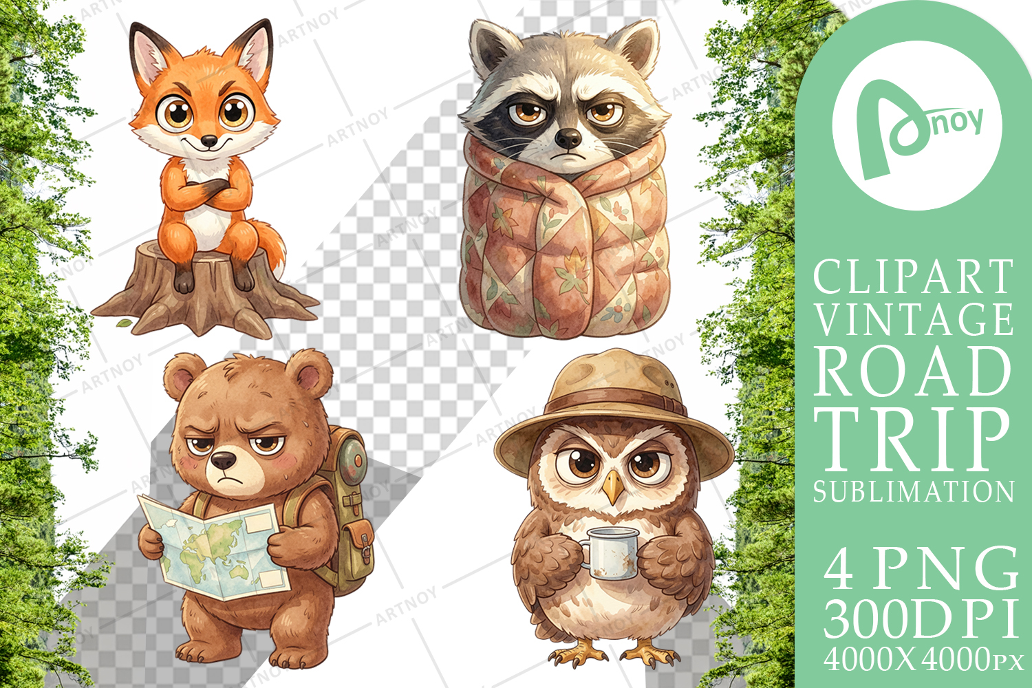 Exhausted Hiker Animal Sublimation product image 1