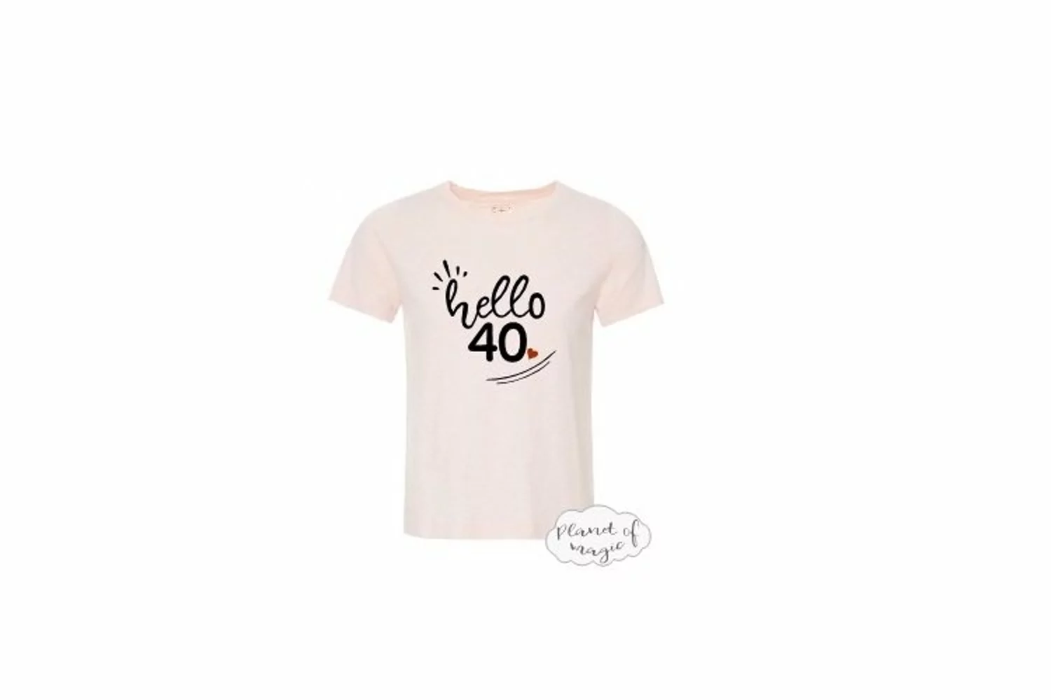 Hello 40 Svg, 40th Birthday Svg, Forty Svg, Hello Forty Svg product image 1