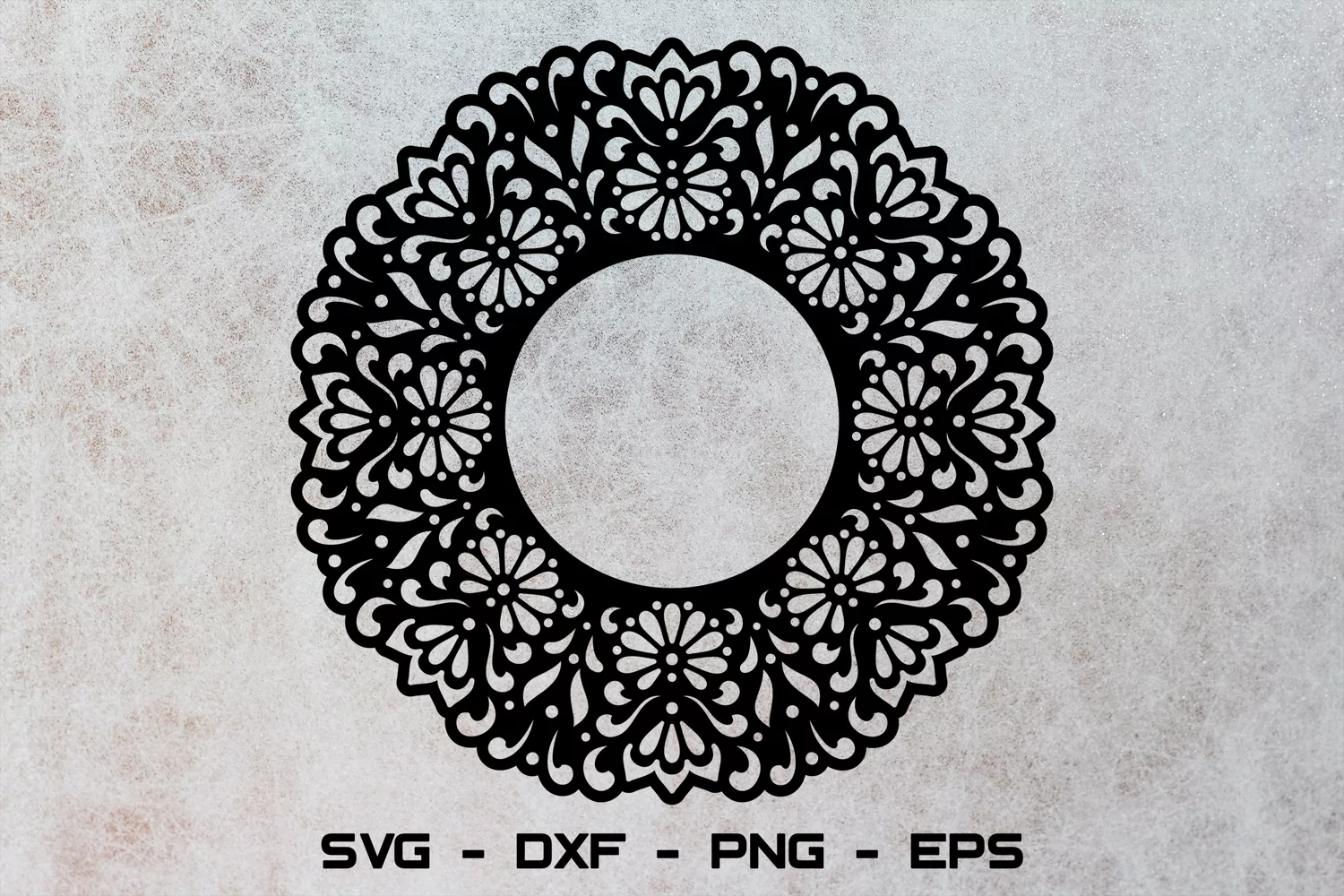 Mandala monorgam svg, Mandala frame svg, Cricut projects product image 1