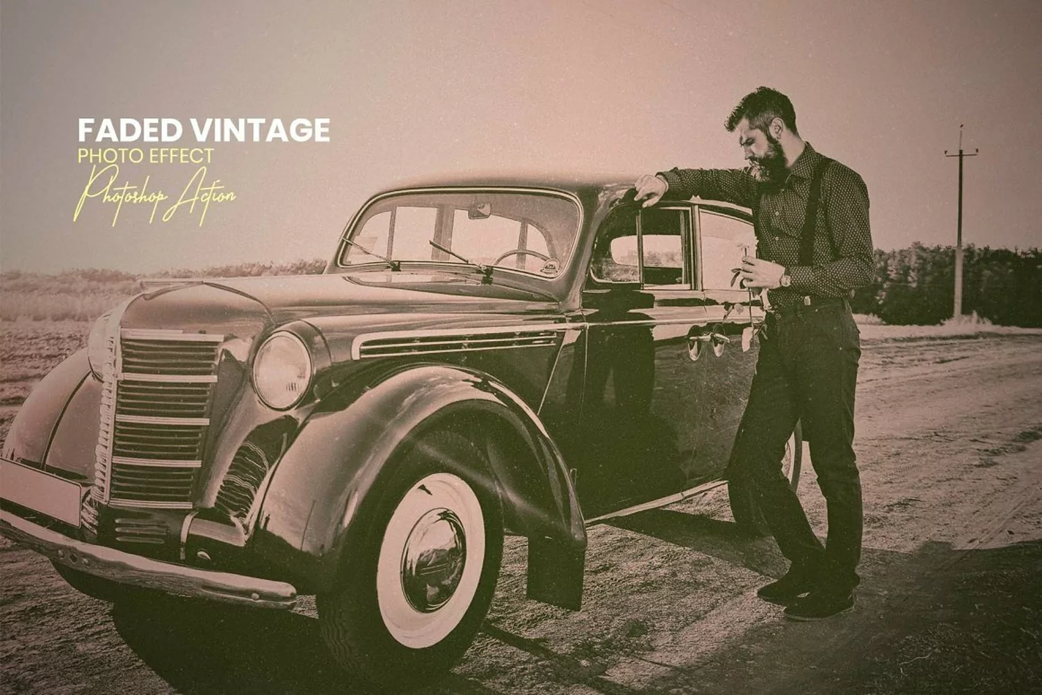 Faded Vintage Photo Effect product image 1