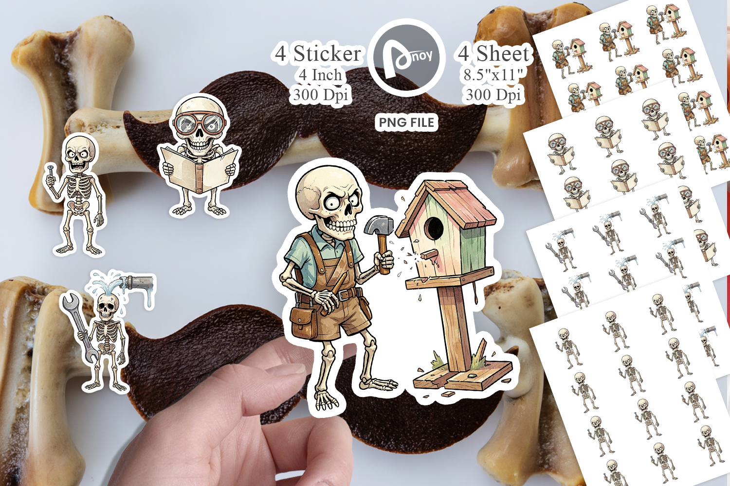 Failed DIY Dad Bone Sticker product image 1