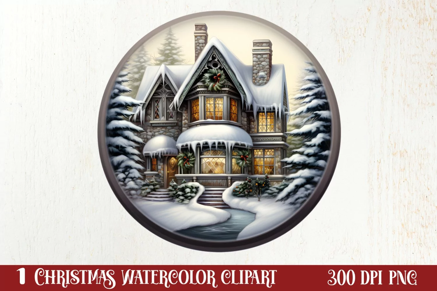 Fairy Christmas Collection Sublimation Clipart product image 1