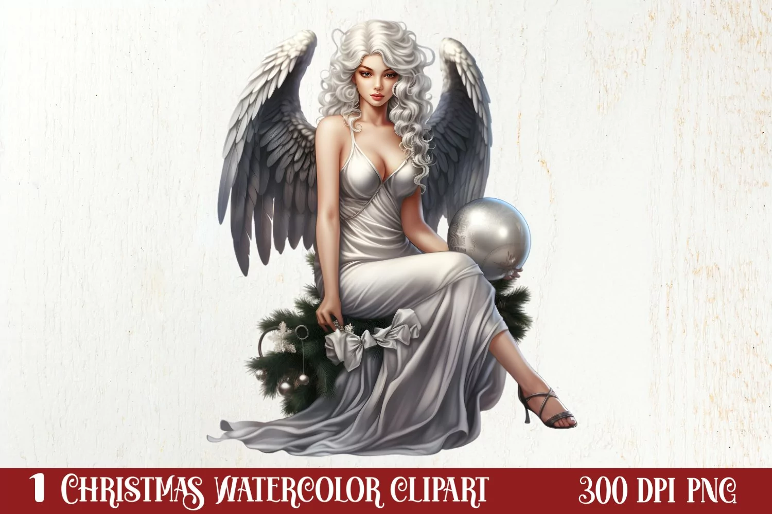 Fairy Christmas Collection Sublimation Clipart product image 1