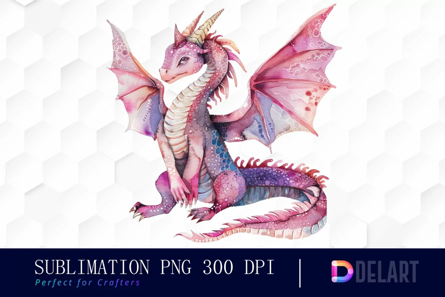Fairy Dragon Graphics Clipart product image 1