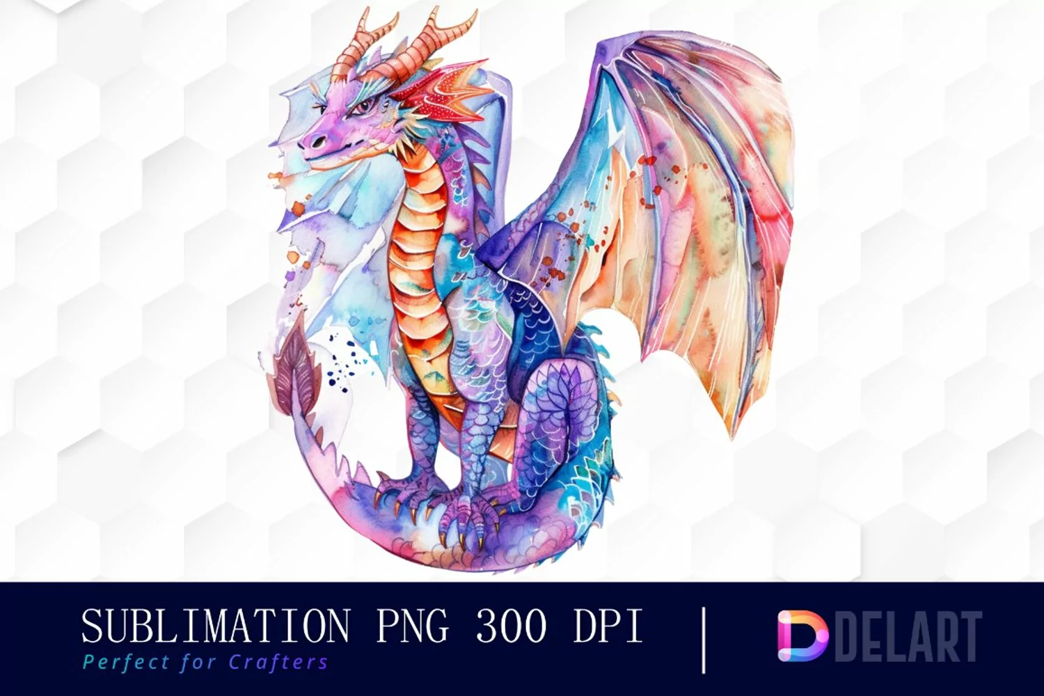 Fairy Dragon Graphics Clipart product image 1