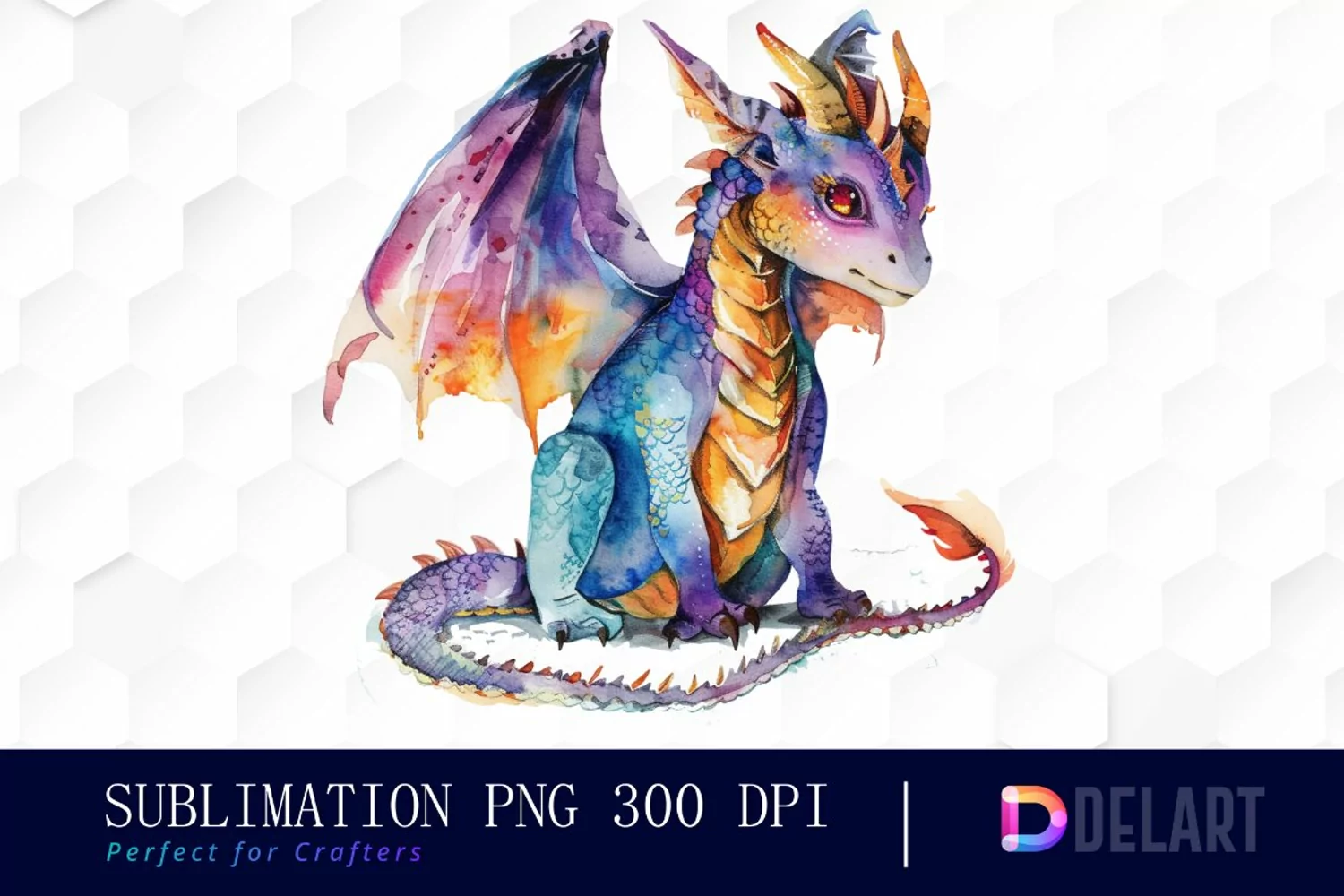 Fairy Dragon Graphics Clipart product image 1