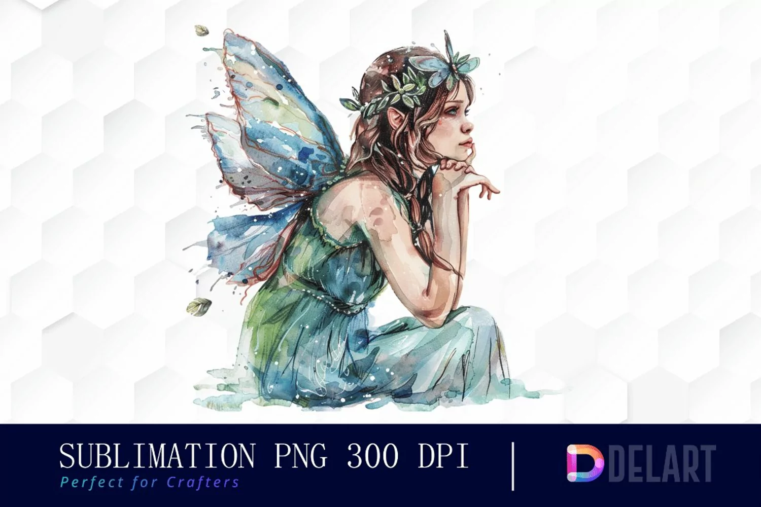 Fairy Girl Graphics Clipart product image 1