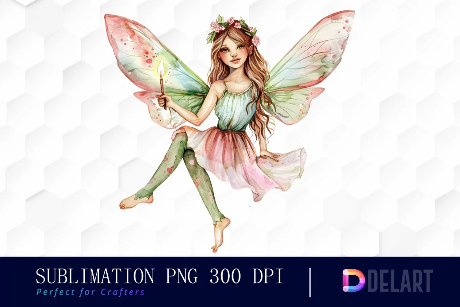 Fairy Girl Graphics Clipart product image 1
