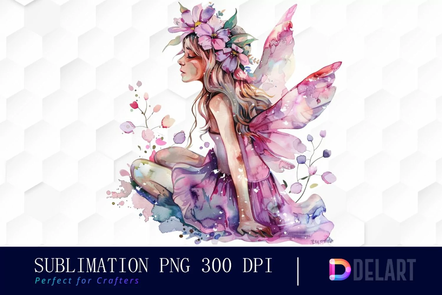 Fairy Girl Graphics Clipart product image 1
