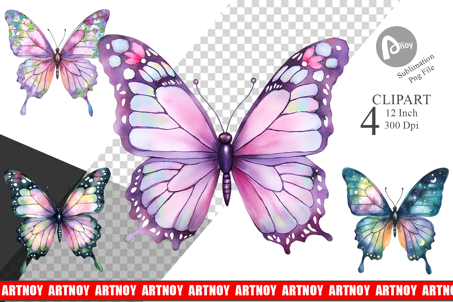 Fairy Butterfly Clipart product image 1