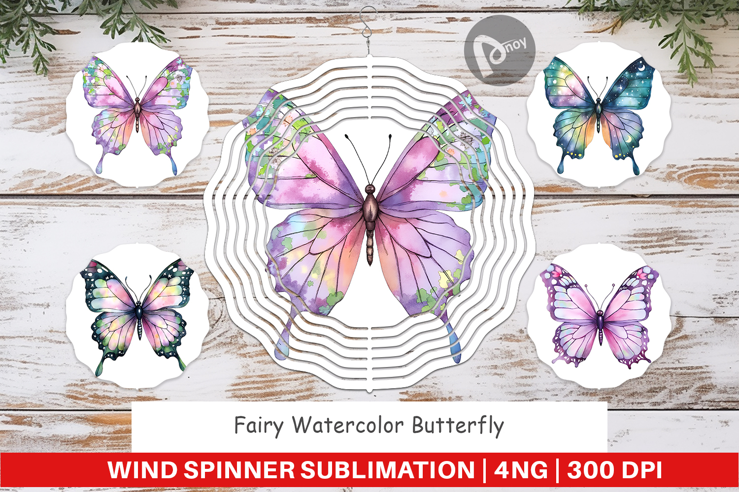 Wind Spinner Fairy Butterfly product image 1