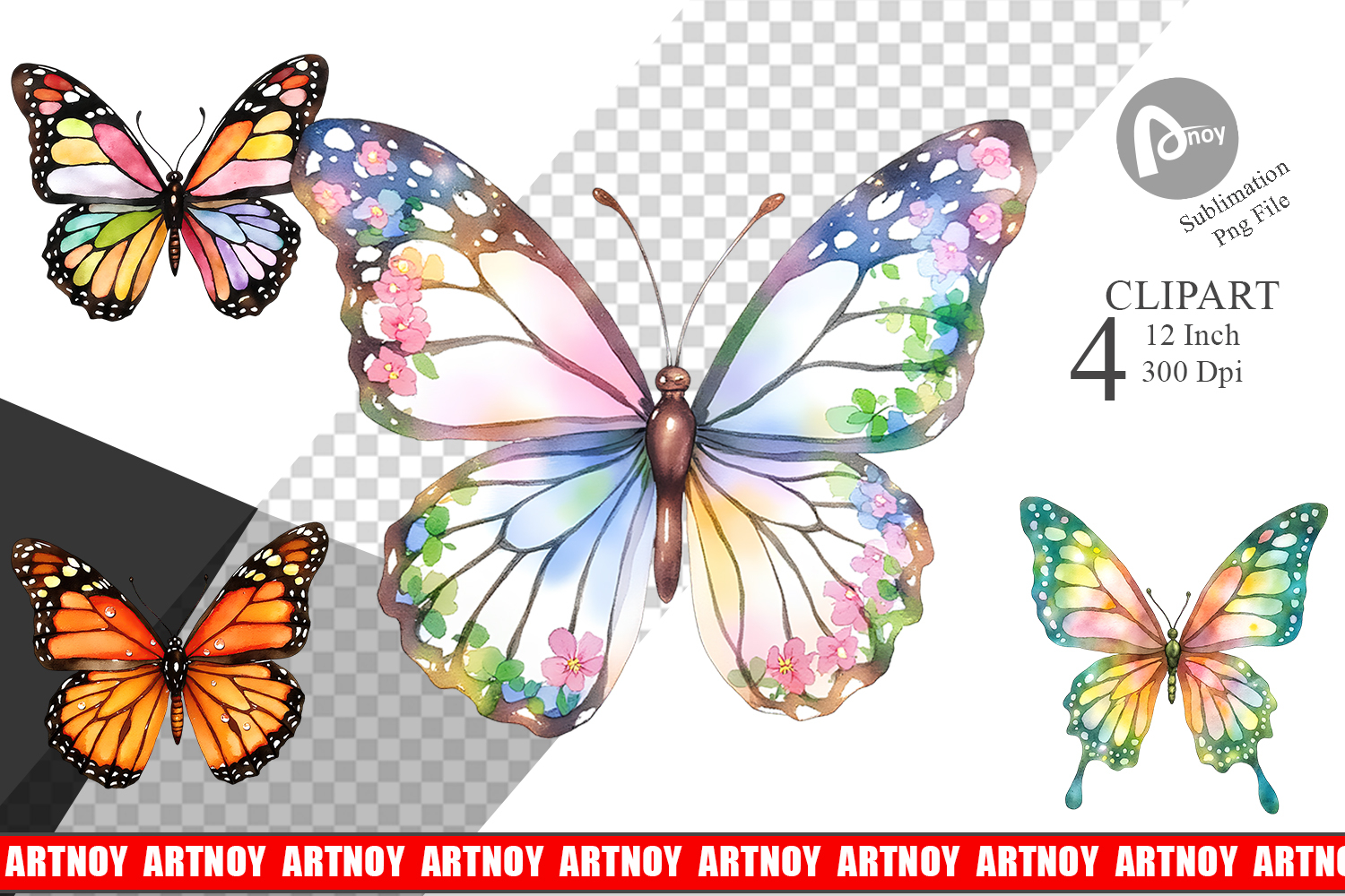 Fairy Butterfly Clipart product image 1