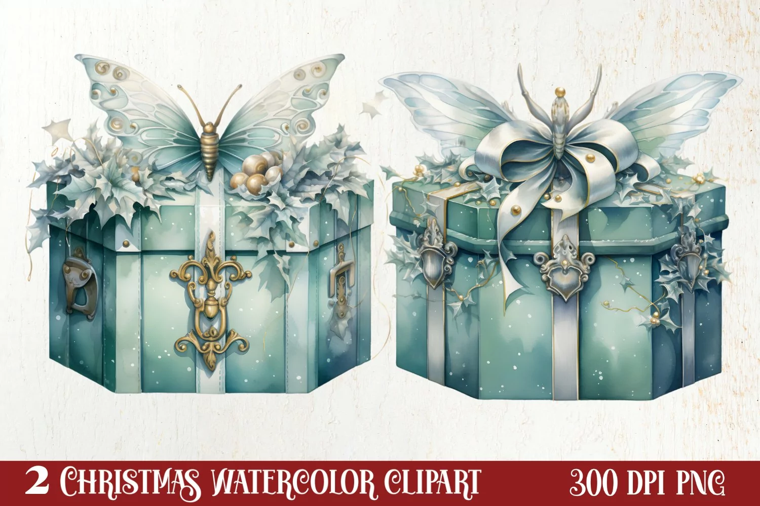 Fantasy Fairytale Christmas Clipart Sublimation product image 1