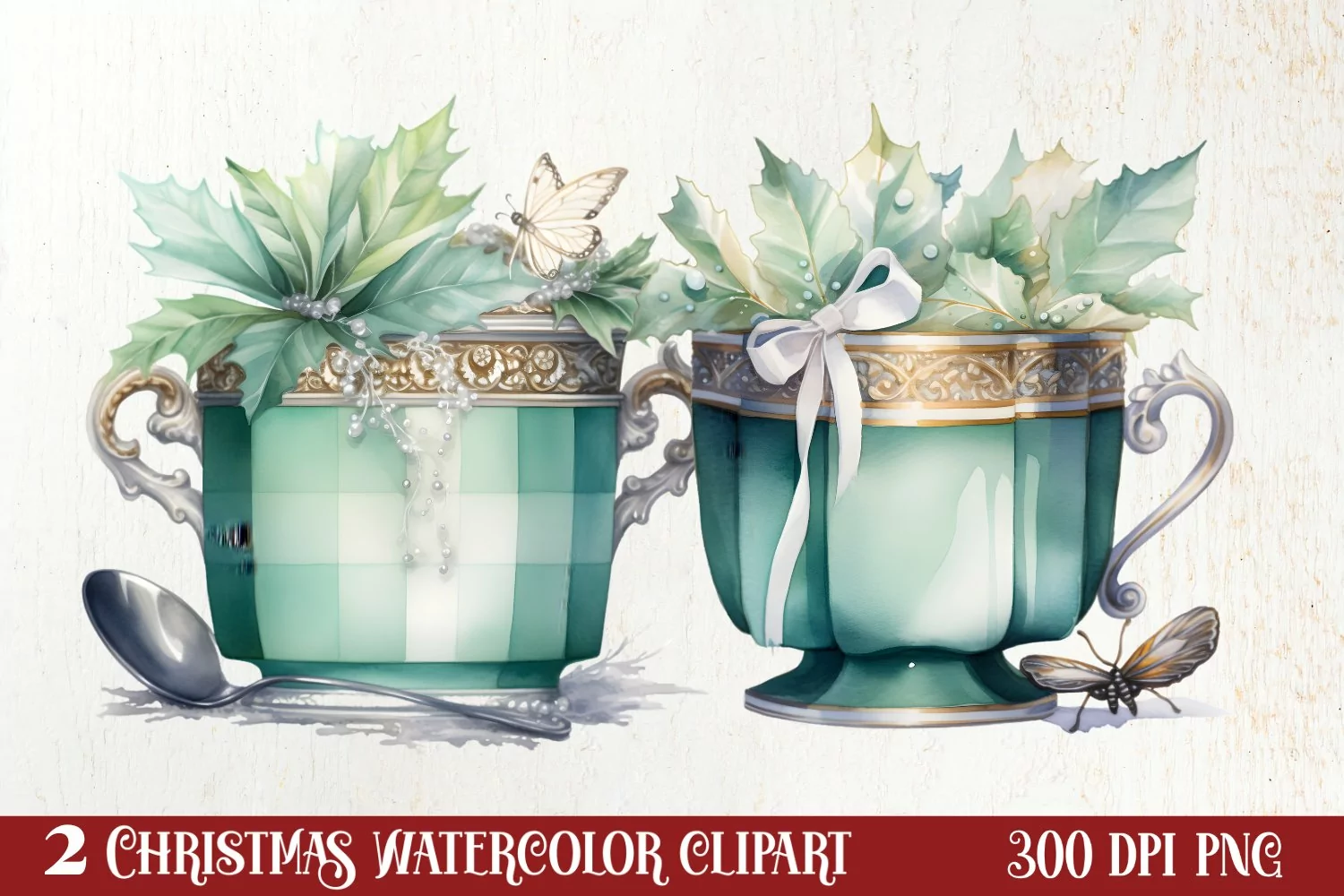 Fantasy Fairytale Christmas Clipart Sublimation product image 1