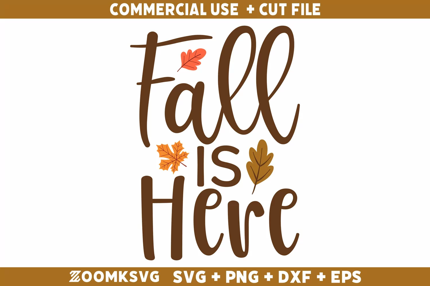 Fall is here SVG, Autumn SVG, Fall SVG, Cricut SVG product image 1