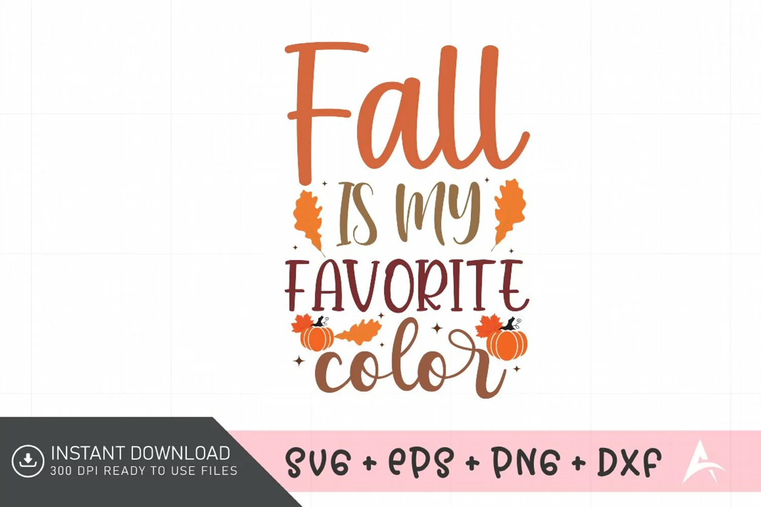 Fall is my favorite color SVG , Autumn Quote SVG product image 1