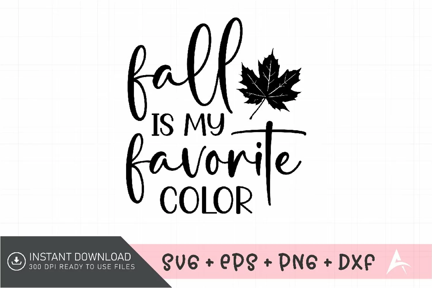 Fall is my favorite color SVG , Autumn Pumpkin SVG product image 1
