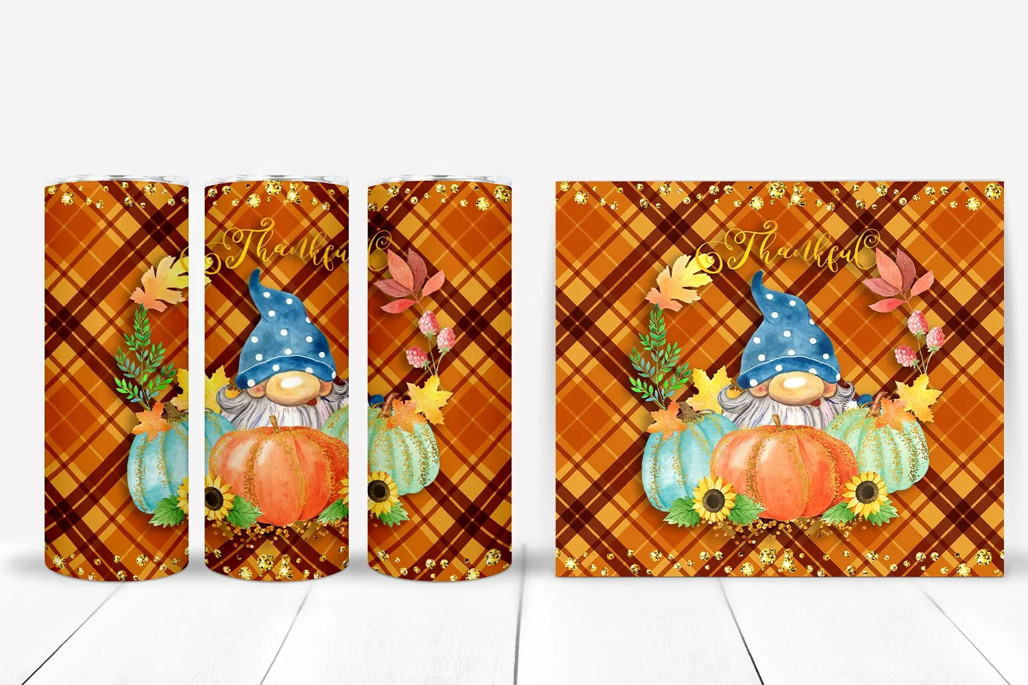 fall tumbler wrap png - fall tumbler sublimation png - autumn tumbler wrap png- thanksgiving tumbler wrap png
