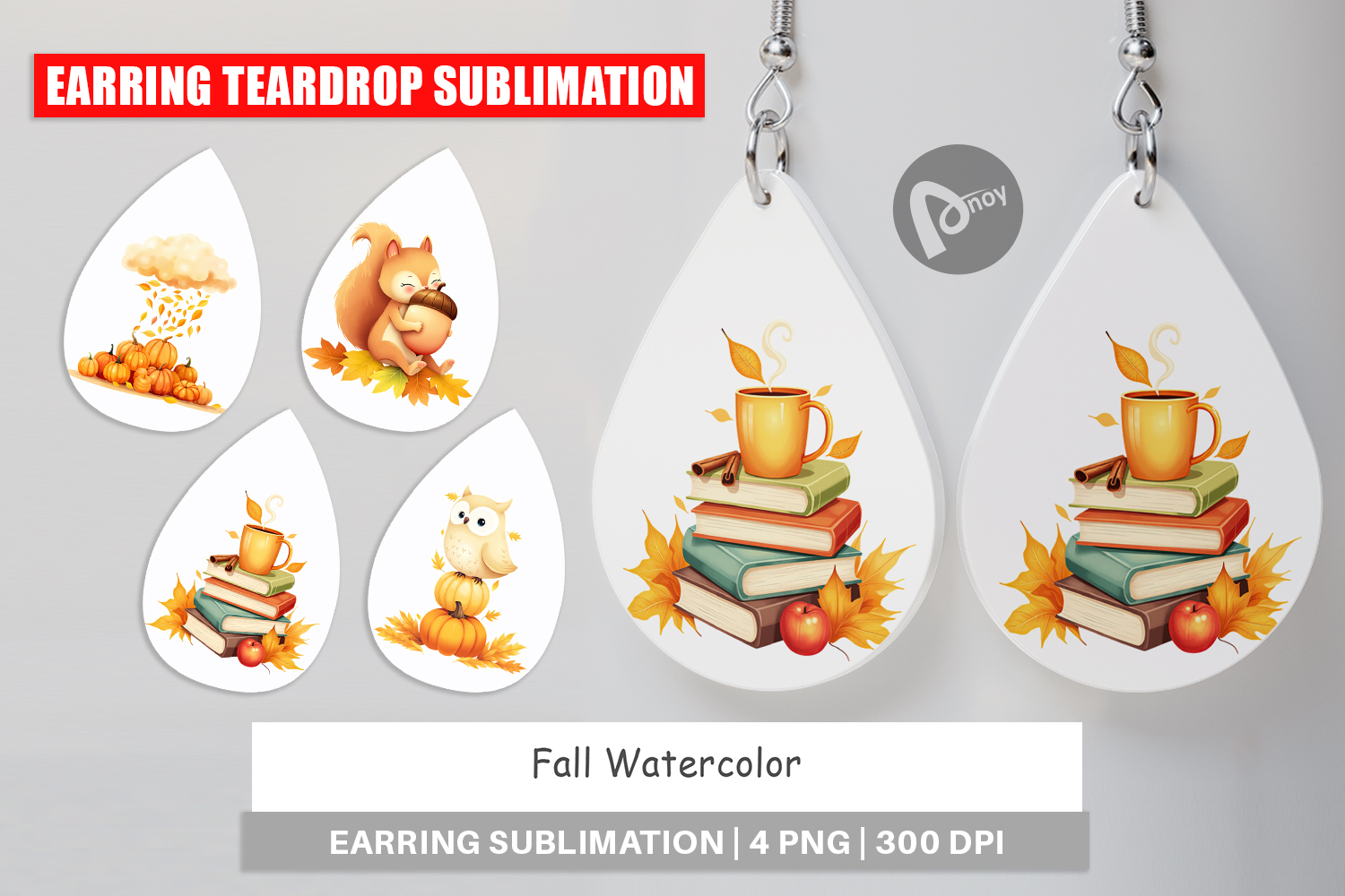 Earring Fall Watercolor product image 1