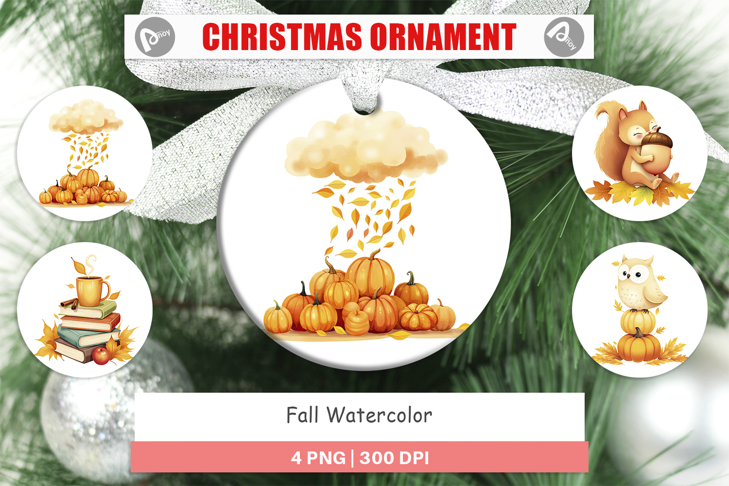 Ornament Fall Watercolor product image 1