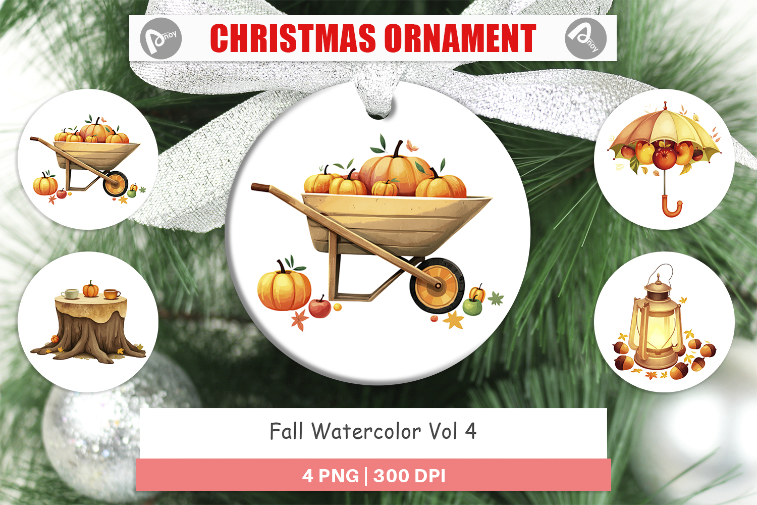 Ornament Fall Watercolor product image 1